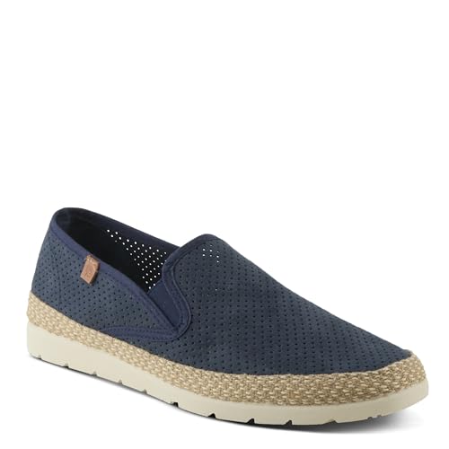 Spring Step Men's Raiden Suede Espadrilles – Slip-On Summer Shoes with Cork Insole and Rubber Outsole, Made in Spain2