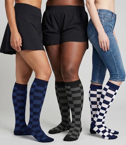 Image of FuelMeFoot 3 Pack Copper Compression Socks - Compression Socks Women & Men Circulation - Best for Medical,Running,Athletic