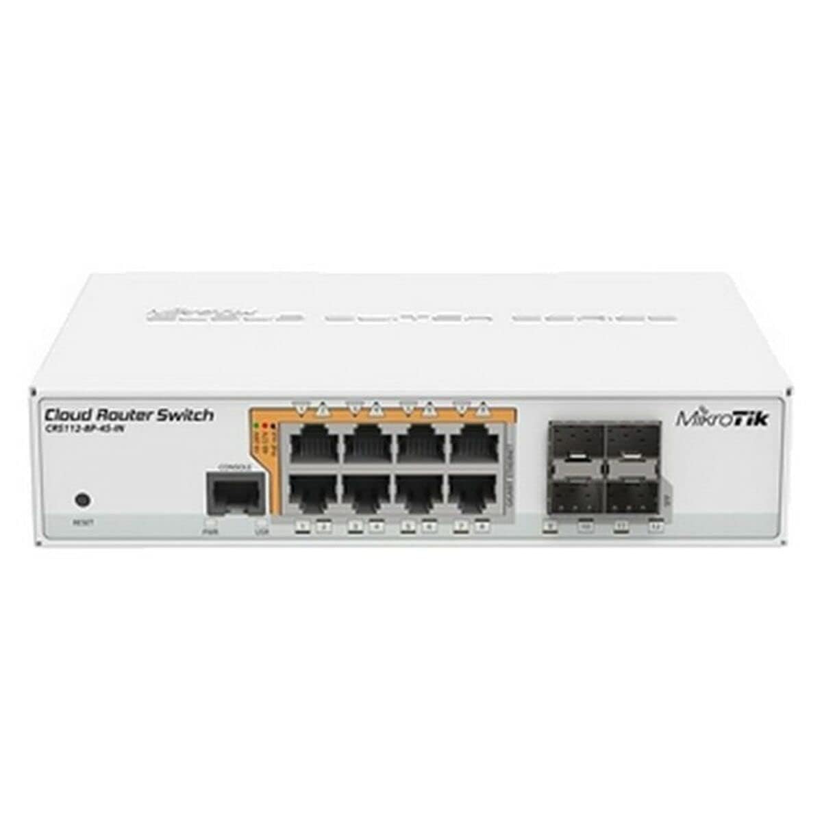 CRS112-8P-4S-IN Gigabit Ethernet Smart Switch with PoE-Out, RouterOS L5, 8-Port Compatible with Mikrotik-image-19