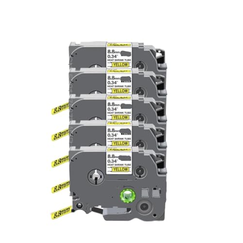 1/3/3PK �M���k�`���[�u�p HSe ���x���e�[�v HSe-231 HSe211 Hse221 HSe611 HSe621 HSe631 ���x�����[�J�[�ƌ݊�������(5PK 8.8mm HSe621)