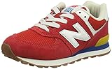 X New Balance 574 Heritage Vintage Pack Sneaker, Rot (Team Red), 39 EU