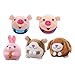 CATHATRR Interactive Bouncing Piggy Dog Toy Vibrating Plush for and Dogs with Sound and Shake Rechargeable Toy