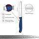targzier Frühstücksmesser 4 Stück,Tafelmesser Wellenschliff,Messerset Scharfe,Mehrfarbig Messer Set,Kunststoffgriff Tomatenmesser,Brotmesser Klein,Rostfreier Stahl Jausenmesser,Bunt