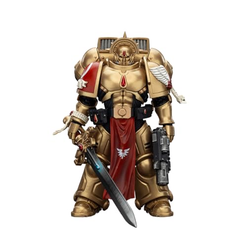 JoyToy Warhammer 40K 1/18 Scale Science-Fiction Action Figures Blood Angels Sanguinary Guard 1 with Inferno Pistol and Encarmine Blade