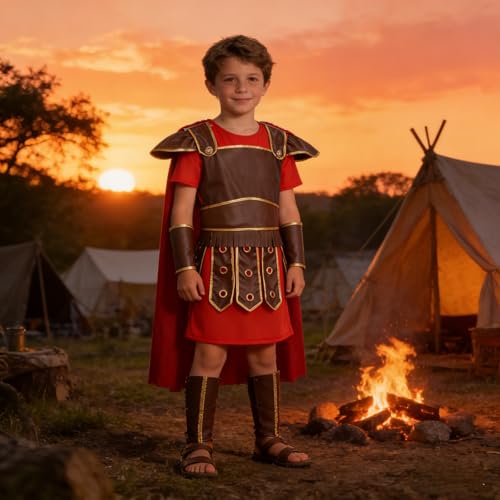 Disfraz de Guerrero Romano para Niños 4-14 años miniatura 6