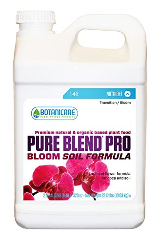 Botanicare Pure Blend Pro Bloom Soil, Nutrient for Fruit and Flowers, 1-4-5, 2.5 gal. Botanicare Pure Blend Pro Bloom Soil, Nutrient for Fruit and Flowers, 1-4-5, 2.5 gal.