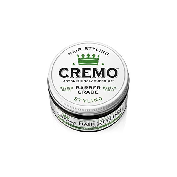 Cremo-Premium-Barber-Grade-Hair-Styling-Cream-Medium-Hold-Medium-Shine-4-Oz Cremo Premium Barber Grade Hair Styling Cream, Medium Hold, Medium Shine, 4 Oz