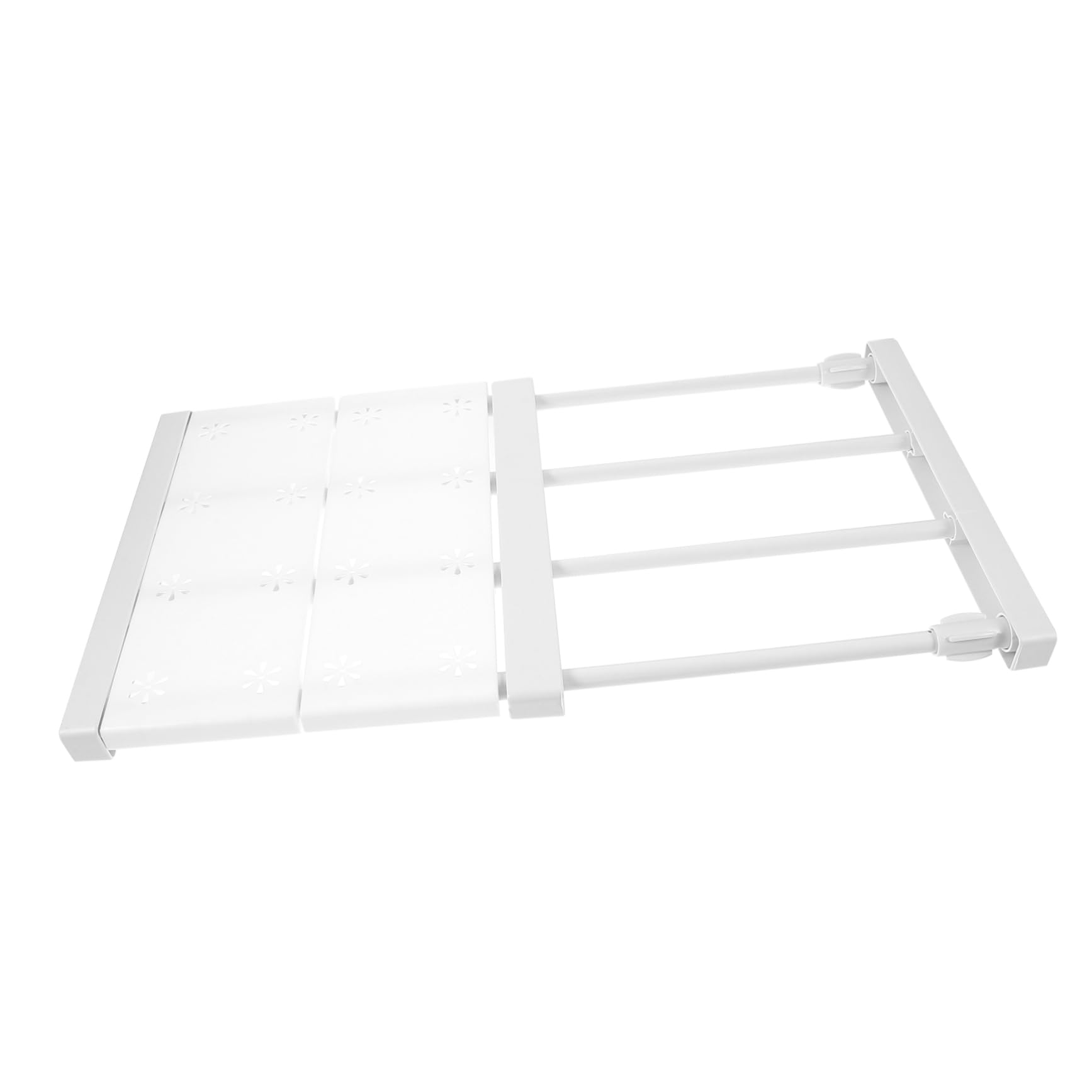ULTECHNOVO Expandable Adjustable Closet Shelf Divider Tension Shelf for Wardrobe Organization Fits Simple Installation for Storage Closets and Lockers