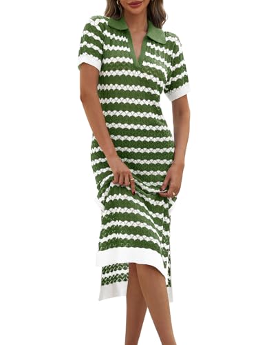 Saodimallsu Womens Striped Summer Dresses Short...