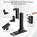 GPU Support Bracket, GSCOLER Dual Mode Graphics Card Support, 35-120mm Adjustable Anti Sag GPU Stand for Universal Video Cards, ABS GPU Brace with Anti-Static Sponge Pads for Vertical/Horizontal Mount
