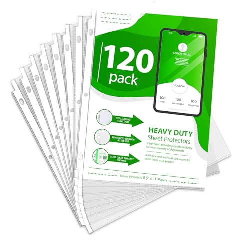 Protections de feuilles 160 microns haut de gamme pour présentation de dossiers