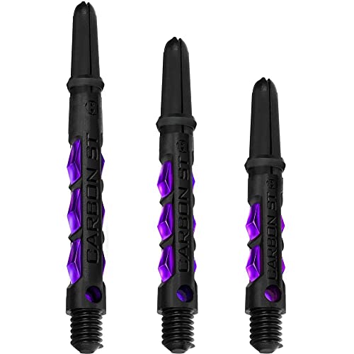 Harrows Tiges en carbone ST avec anneaux pyramidaux courts Violet Cover