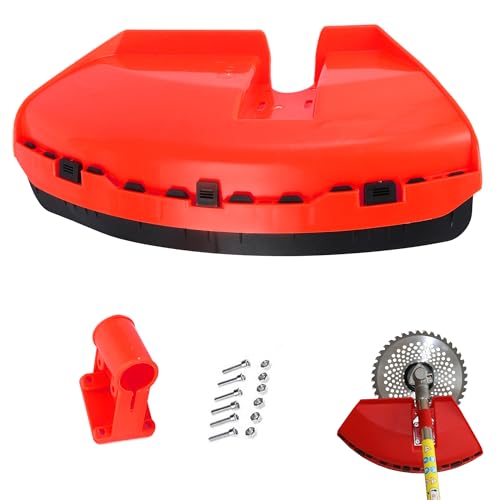 LONGHAO Trimmer Schutzabdeckung,Kunststoff Freischneider Schutz,Rasentrimmer Schutzabdeckung,26 mm Rasentrimmer-Schutzabdeckung,Freischneider Zubehör,mit 2 Schrauben,Für Freischneider Trimmer