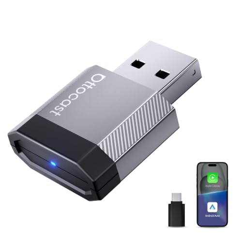 OTTOCAST Mini Nova Wireless CarPlay & Android Auto Adapter, 2-in-1 Convert Wired to Wireless, Plug & Play, Fast Auto Reconnect, Compact Mini Design for iPhone iOS 10+ & Android 11+ - image 1