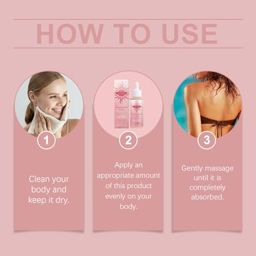 Image of Sunless Tanning Drops To Drink,Natural Face Tanner,Watermelon Scented Self - Tanning Serum, Sunless Tanning for Face and Body,for All Skin Types,Instant Sun Bronzing Drops 1PCS