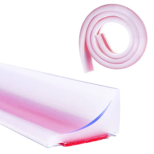 6M*20MM Schwallschutzleiste Dusche Selbstklebend, mit Silikonkautschuk...