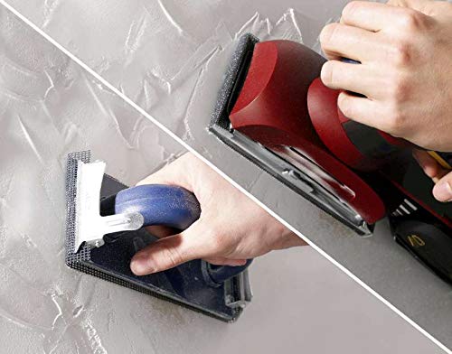 kwb Rasterlinnen schuurpapier schuurrooster schijf voor nat en droog slijpen, f. Handslijper 93,x 230 K-120, K-120, van glasvezel, geperforeerd met klittenband, 2 stuks - Afbeelding 6