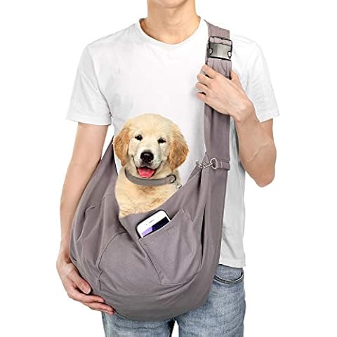 Hundetasche, Ownpets große Haustiertasche für kleinen Hund und Katze | Tragekraft bis 15kg - Angenehm, einstellbar, perfekt für den Spaziergang, Aktivitäten im Freien und Ausflüge am Wochenende Cover