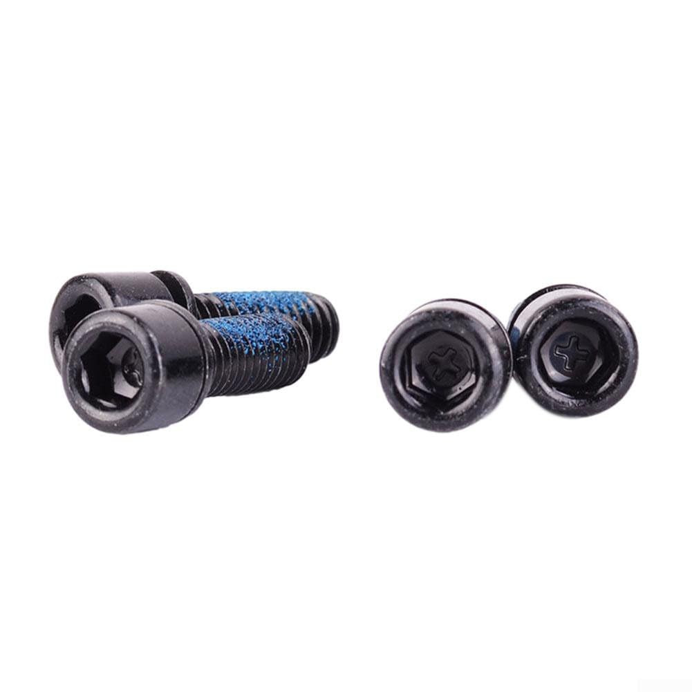 Viti, 4 PZ Nero M6* 18MM Bike Disco Freno Mount Adattatore Pinza Freno Fissare Viti BikeComponents & Parti