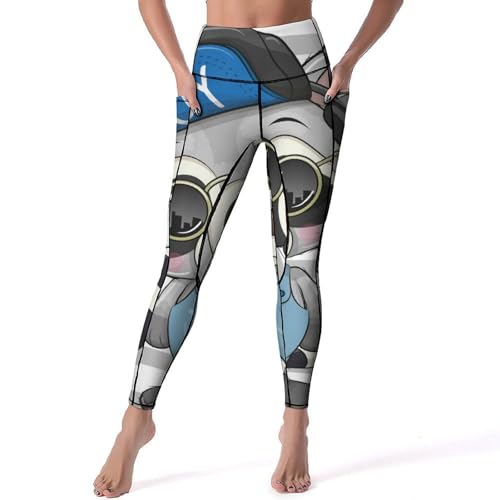 Legging femmes Joli Raton Laveur pantalon de sport yoga S