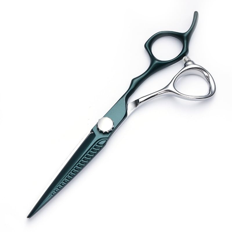 Hair Cutting Scissors, 6 inch Professional Barber Scissors Hair Salon Professional Hair Stylist Special Tooth Scissors Flat Cut Thin Set Tool (Cutting Scissor)