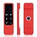 Akwox Apple TV Siri Remote Case with Lanyard (Rose Red) - 4th/5th Gen
