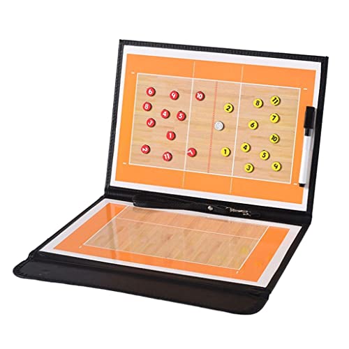 RNXRZANK Folding Volleyball Coaching Clipboard W/Coaches for Accessorty