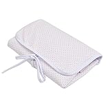 Trocador Porta Fraldas Papi Malhas Portátil Estampado para Bebê 66cm X 40cm Contém 01 Un