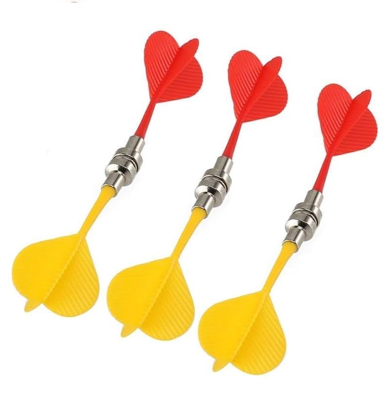 GymWar Darts for Adult - Professional Dart Board | Steel Pointed for Professional Play | 15cm Long Air Steel (Magnetic Dart Pack of 6) 1