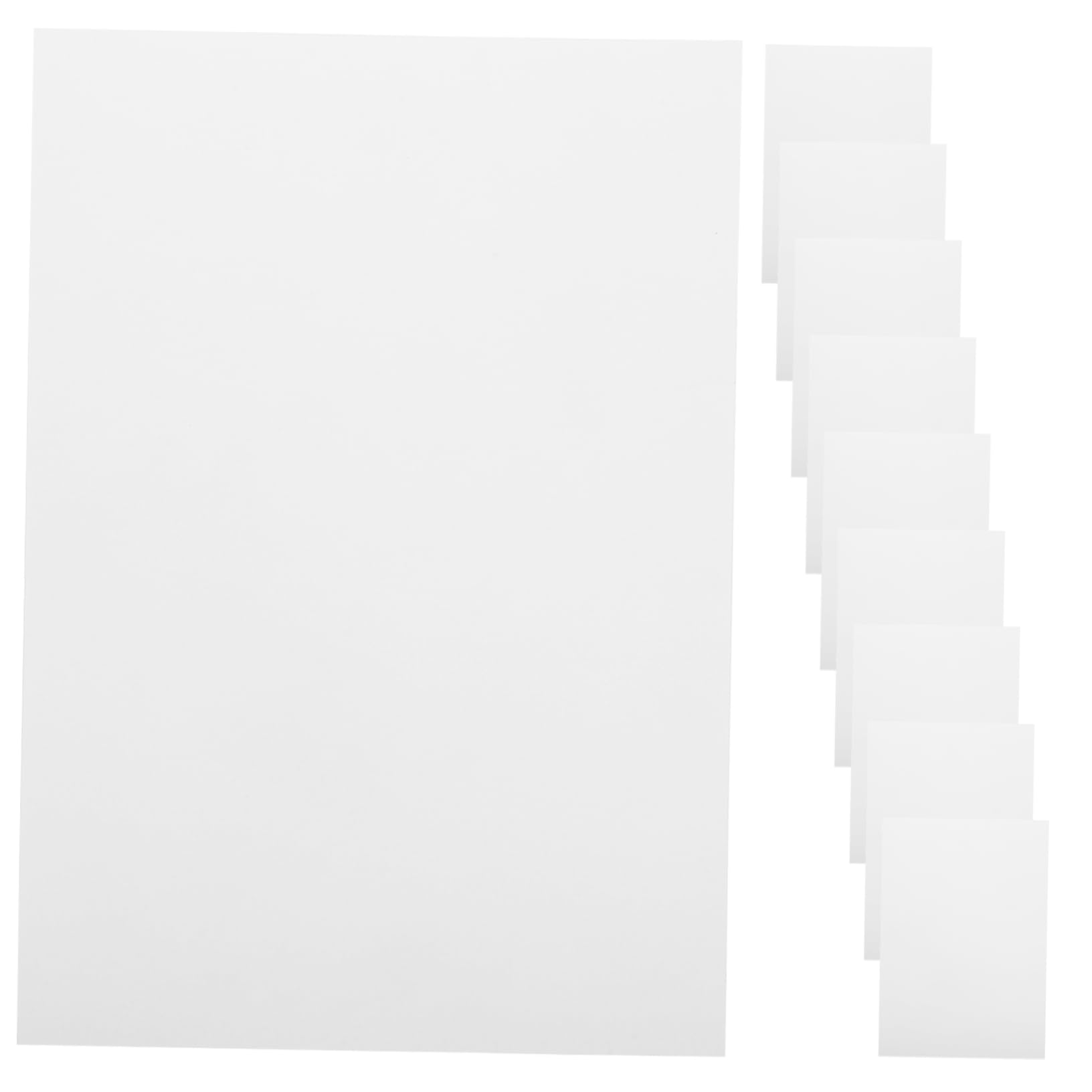 Papier Aquarelle Blanc Texturé 8k 600g, 10 Feuilles pour Artistes
