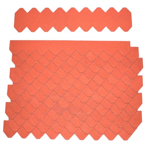 Manufaktur Martinshof Mini Dachschindeln Schiefer (55 mm) - Set - Rot 23.426 Dachschindel 0,55 m...