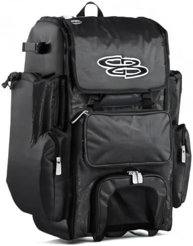 Miniatura 6 de Boombah Rolling Superpack - Bolsa para equipo de béisbolsóftbol - 23-12" x 13-12" x 9-12" - Varios colores - Mango telescópico y capacidad para 4