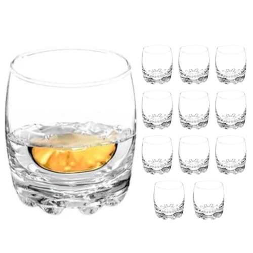 La Mejor Selección de Tequileros de vidrio para comprar hoy. 47 ADIANTE | 12 Tequileros de Vidrio con diseño Muelita, con capacidad de 70ml