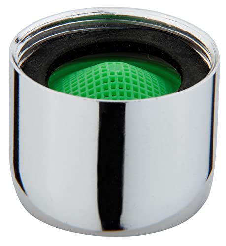 AquaSu® – Aireador ecológico para ahorro de agua, para grifos, filtro antical, caudal reducido hasta un 50%, M22 x tipo 1' IG, latón y cromo, 19672 7
