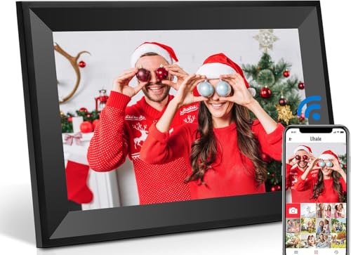 Uhale Digital Picture Frame 10.1 inch IPS Touch Screen Digital Photo Frame WiFi Enabled丨Wall Mountable丨Auto-Rotate Send Best Wishes via “Uhale ”App-for Families＆Friends or Grandparents Gift