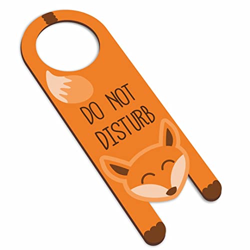 Image of CVANU Do Not Disturb Wooden Door Sign Hanger Size(24cm x 8.5cm) cv71