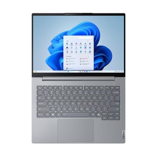 Image of Lenovo ThinkBook 14, Intel Core 5 210H, 16GB RAM, 512GB SSD, WUXGA IPS 14 inch (35.56cm), Windows 11 Home, Office 2024, Arctic Grey, 1.36Kg, 21UYA04VIG, Fingerprint, Backlit, 400 Nits, 1Y Warranty, Laptop