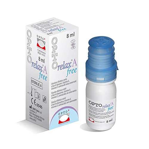 Soluzione oftalmica OPTOrelaxA free a base di liposomi, vitamina A, vitamina E, aminoacidi 1 flacone multidose da 8ml con tecnologia OSD senza conservanti