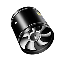 Jiawu Kanalventilator, 220 V Hochgeschwindigkeits-Abluftventilator für den Küchenkeller (4 Zoll 20W)