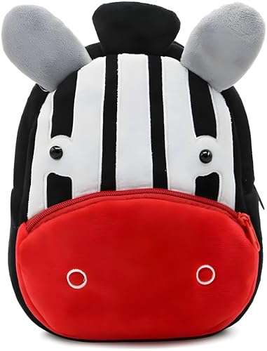 Image of Delicado Cute Small Toddler Kids Preschool Backpack Plush Cartoon Mini Children Bag for Baby Boy /Girl Age 2-5 Years
