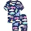 6# Dinosaur Navy Blue