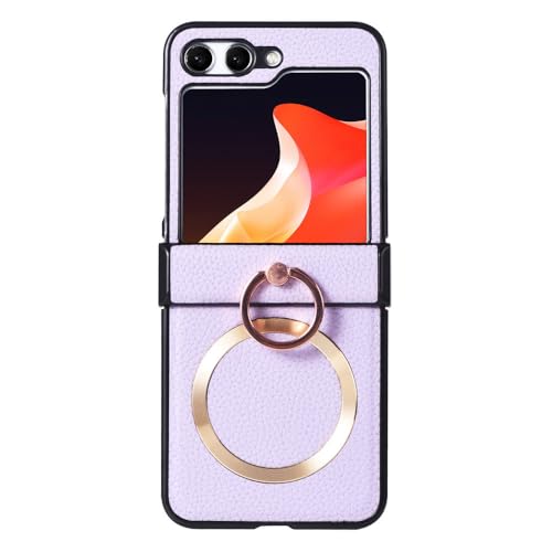 Coque violette Samsung Z Flip 5 6 pour visionner vos vidéos les mains libres