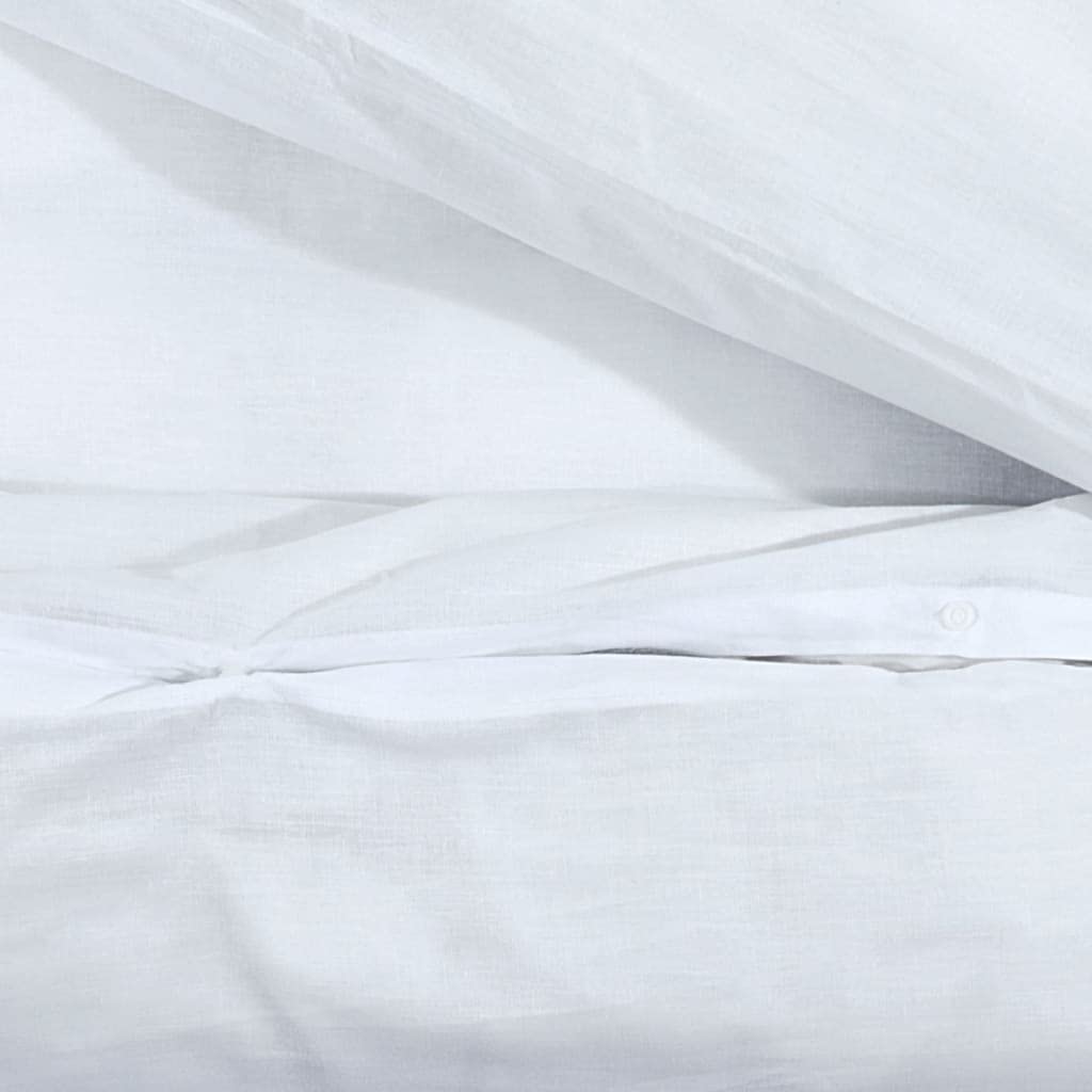 Set Copripiumino Bianco 135x200 cm in Microfibra Leggera,Biancheria,Lenzuola e Coperte,Copripiumini -136021