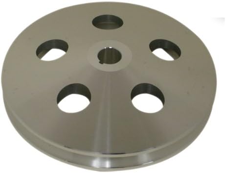 1955-72 Compatible/Replacement for CHEVY/GM ALUMINUM KEY-WAY POWER STEERING PUMP PULLEY - MACHINED