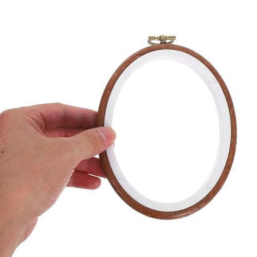 Aros de bordado livianos jojofuny en formato circular y ovalado para proyectos DIY cómodos 4