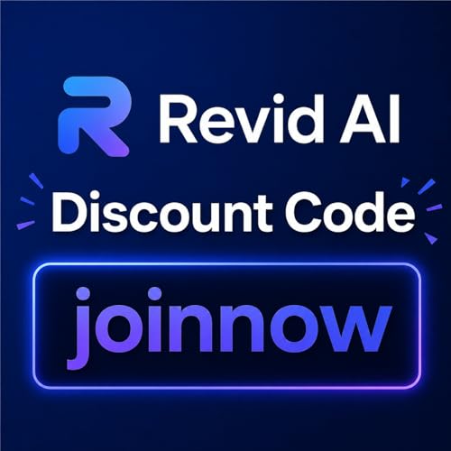 『Revid AI %20 Discount Code &ldquo;joinnow&rdquo;』のカバーアート