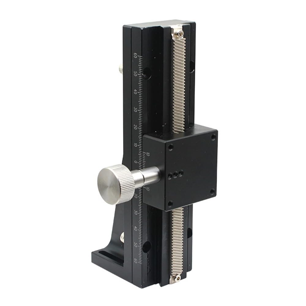 Plataforma deslizante de eje Z LWZ40 de 40 mm con corte de cola de milano de largo alcance Plataforma de desplazamiento manual de cola de milano LWZ40 Módulo(100mm)