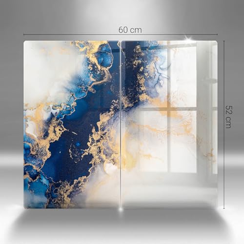 Plaque protection induction 2x30x52cm Wallfluent accessoire cuisson multifonction abstraction