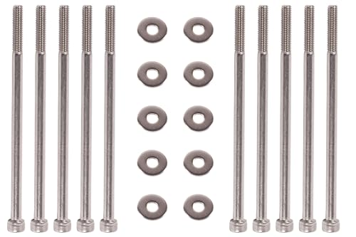 Image of for M6*1.0 Chevy Stainless Steel Ls1 Intake Manifold Bolts with 10PCS Washer Lsx Ls2 Ls3 Ls6 Camaro Corvette Gm Chevrolet GMC1997 to 2004 Fast LSX Cathedral Port MS92438 Intake Manifold Gasket