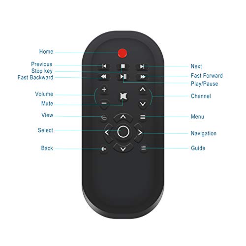 J&Top Media Remote Control For Microsoft Xbox One/S/X,Wireless Media Ir Remote Control Dvd Entertainment Multimedia Game Player Accessories #TOP1